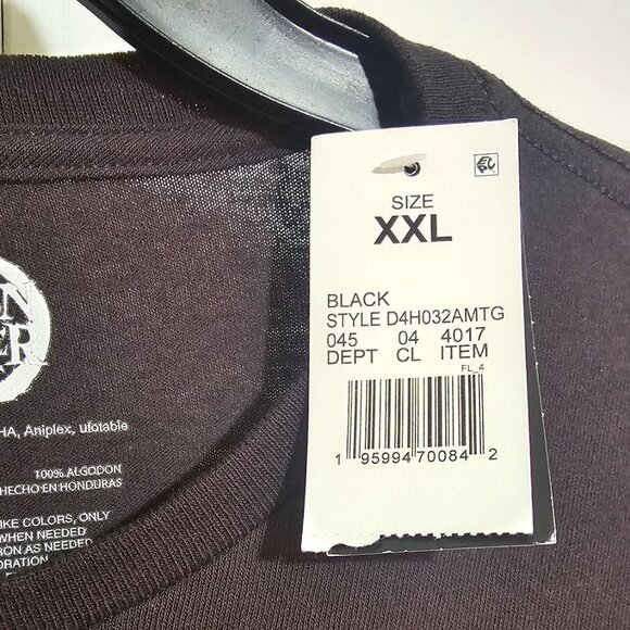 Demon Slayer Group Eyes 4 Panel Black Cotton Tee Shirt Short Sleeve Anime XXL - Picture 4 of 4